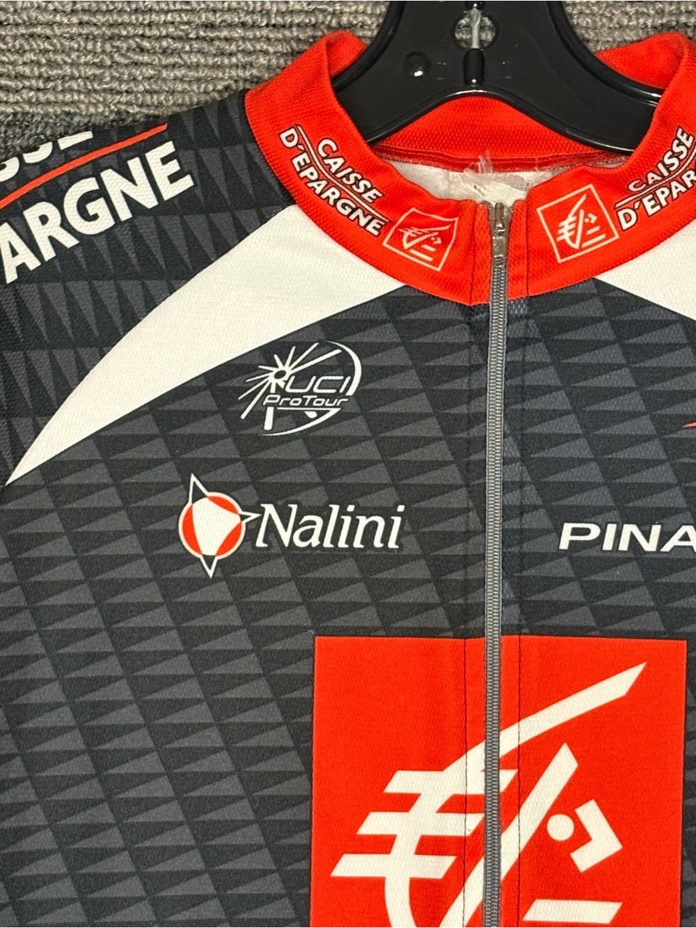 2007 Nalini Caisse d'Épargne UCI World Tour Pro Cycling Team LS Jersey Size 5/XL - Picture 3 of 6